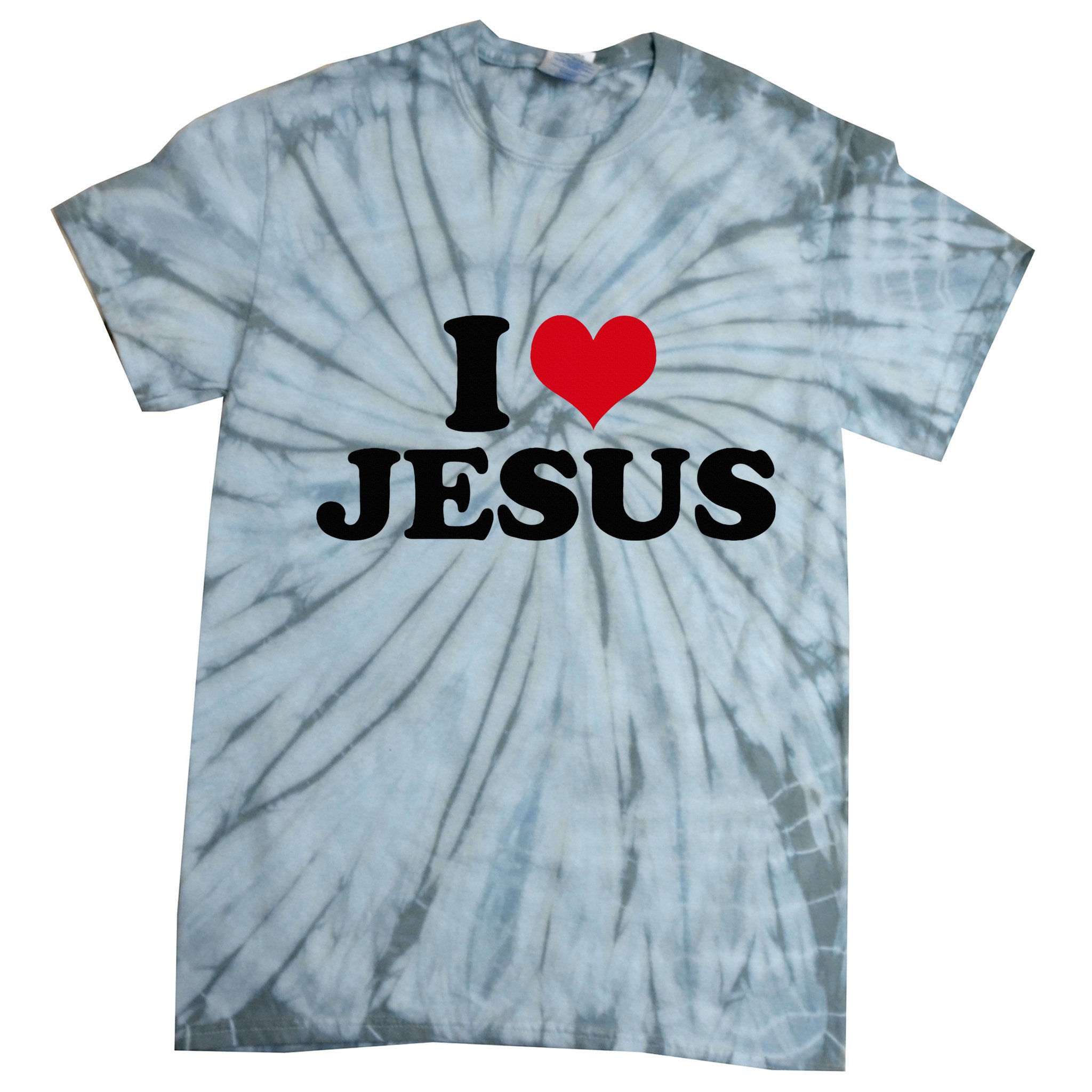 I Love Jesus Tie-Dye T-Shirt