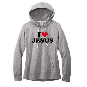 I Love Jesus Women's Fleece Hoodie