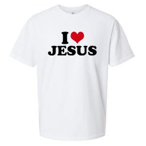 I Love Jesus Sueded Cloud Jersey T-Shirt