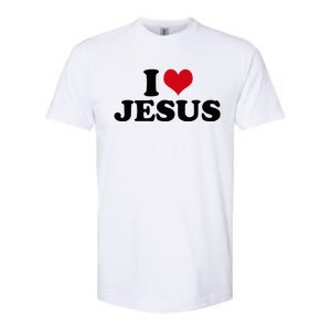 I Love Jesus Softstyle CVC T-Shirt