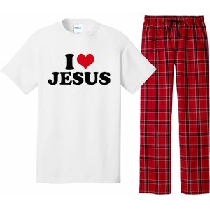 I Love Jesus Pajama Set