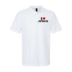 I Love Jesus Softstyle Adult Sport Polo