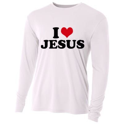 I Love Jesus Cooling Performance Long Sleeve Crew