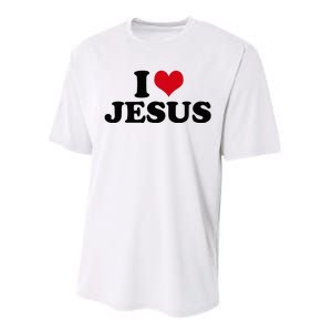 I Love Jesus Performance Sprint T-Shirt