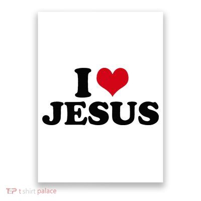 I Love Jesus Poster