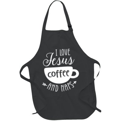 I Love Jesus Coffee And Naps Apron