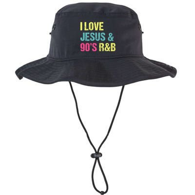 I Love Jesus And 90s R&B RnB Music Lover Vintage Retro Bucket Hat