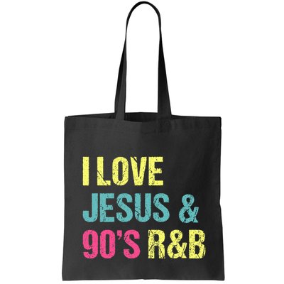 I Love Jesus And 90s R&B RnB Music Lover Vintage Retro Bag
