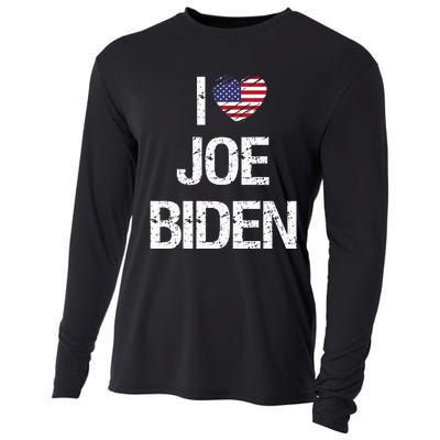 I Love Joe Biden Cooling Performance Long Sleeve Crew