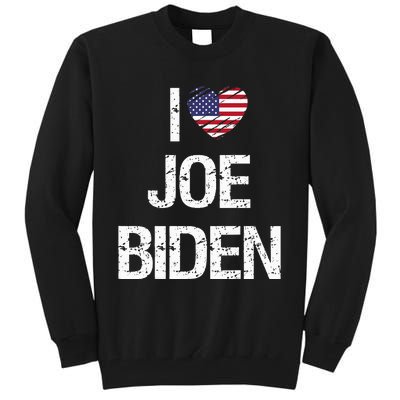 I Love Joe Biden Tall Sweatshirt