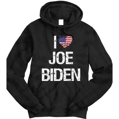 I Love Joe Biden Tie Dye Hoodie