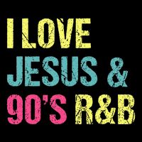 I Love Jesus And 90s R&B Rnb Music Lover Cooling Performance Crew T-Shirt