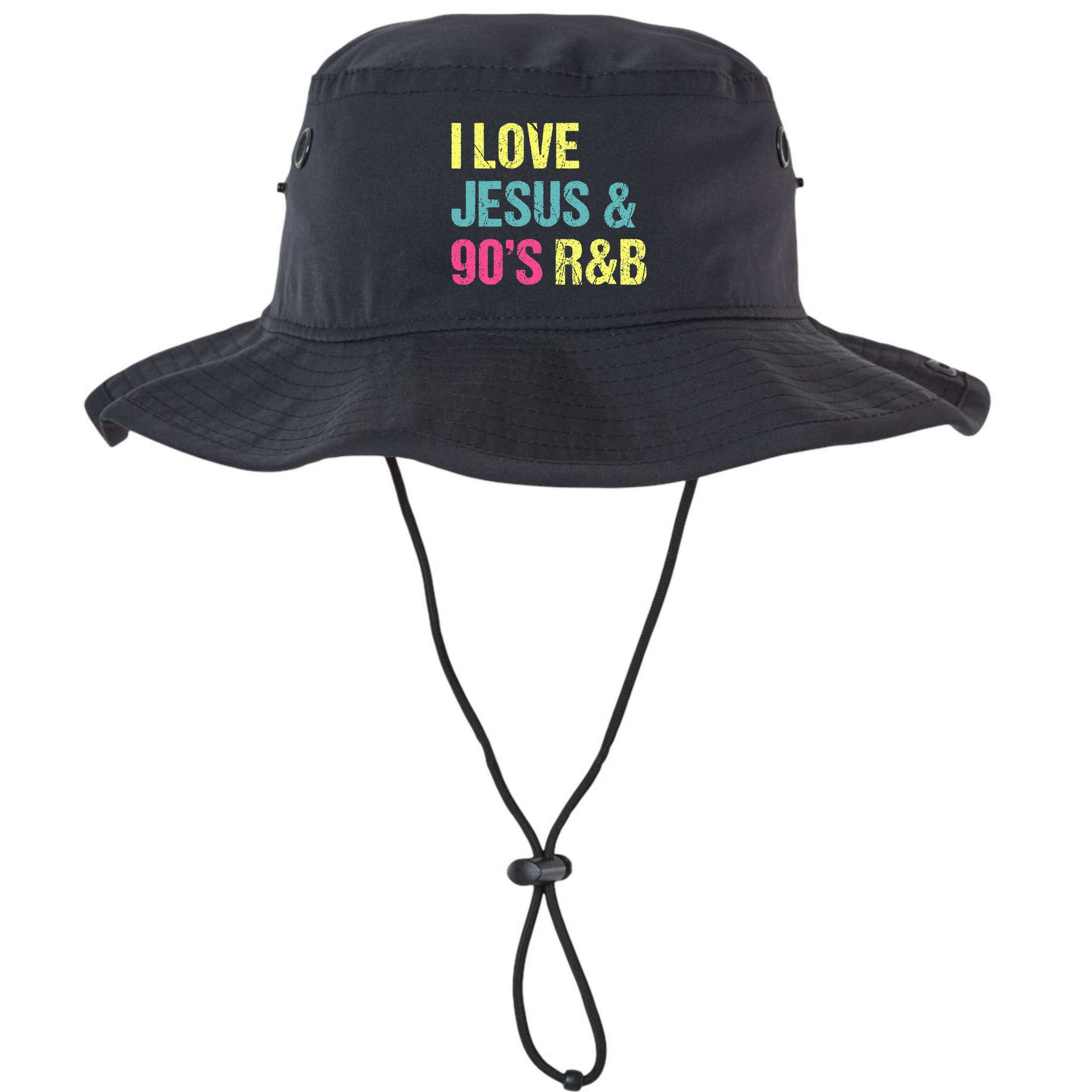 I Love Jesus And 90s R&B Rnb Music Lover Bucket Hat