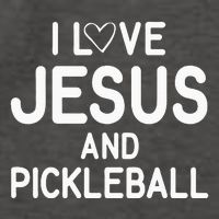 I Love Jesus And Pickleball Funny Jokes Sarcastic Vector Backpack
