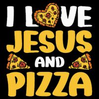 I Love Jesus And Pizza Cooling Performance Crew T-Shirt