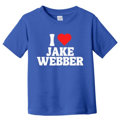 I Love Jake Webber I Heart Jake Webber Toddler T-Shirt