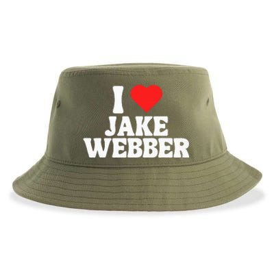 I Love Jake Webber I Heart Jake Webber Sustainable Bucket Hat