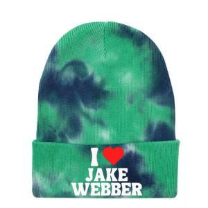 I Love Jake Webber I Heart Jake Webber Tie Dye 12in Knit Beanie