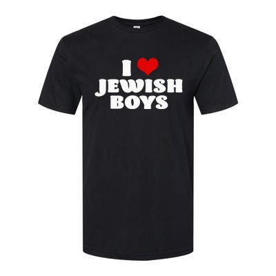 I Love Jewish Red Heart Hanukkah Softstyle® CVC T-Shirt