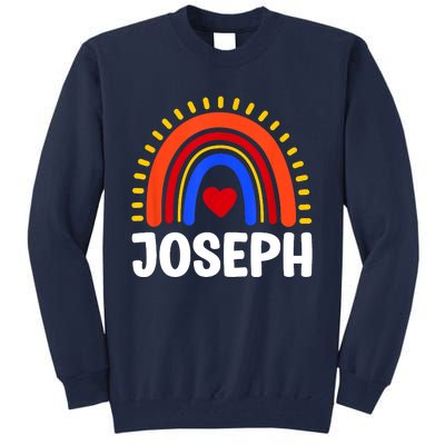 I Love Joseph Cute Joseph Rainbow Tall Sweatshirt