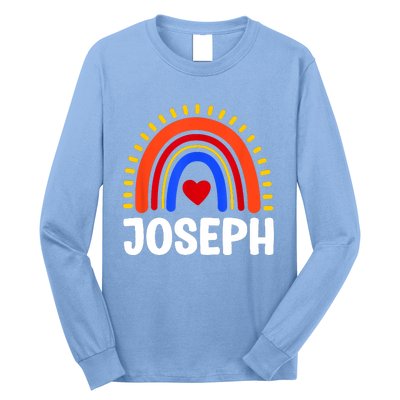 I Love Joseph Cute Joseph Rainbow Long Sleeve Shirt