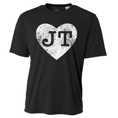 I love JT vintage heart Cooling Performance Crew T-Shirt