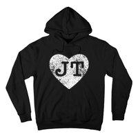 I love JT vintage heart Hoodie