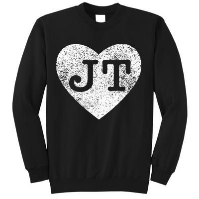 I love JT vintage heart Sweatshirt