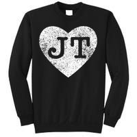 I love JT vintage heart Sweatshirt