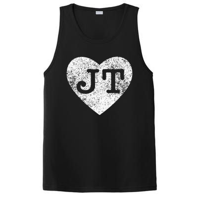 I love JT vintage heart PosiCharge Competitor Tank