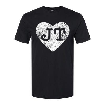 I love JT vintage heart Softstyle CVC T-Shirt