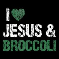 I Love Jesus And Broccoli Lover Funny Vegetable Veggies Food 16 in Basic Backpack