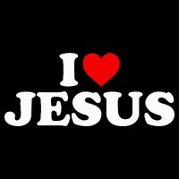 I Love Jesus - Heart  Cooling Performance Crew T-Shirt