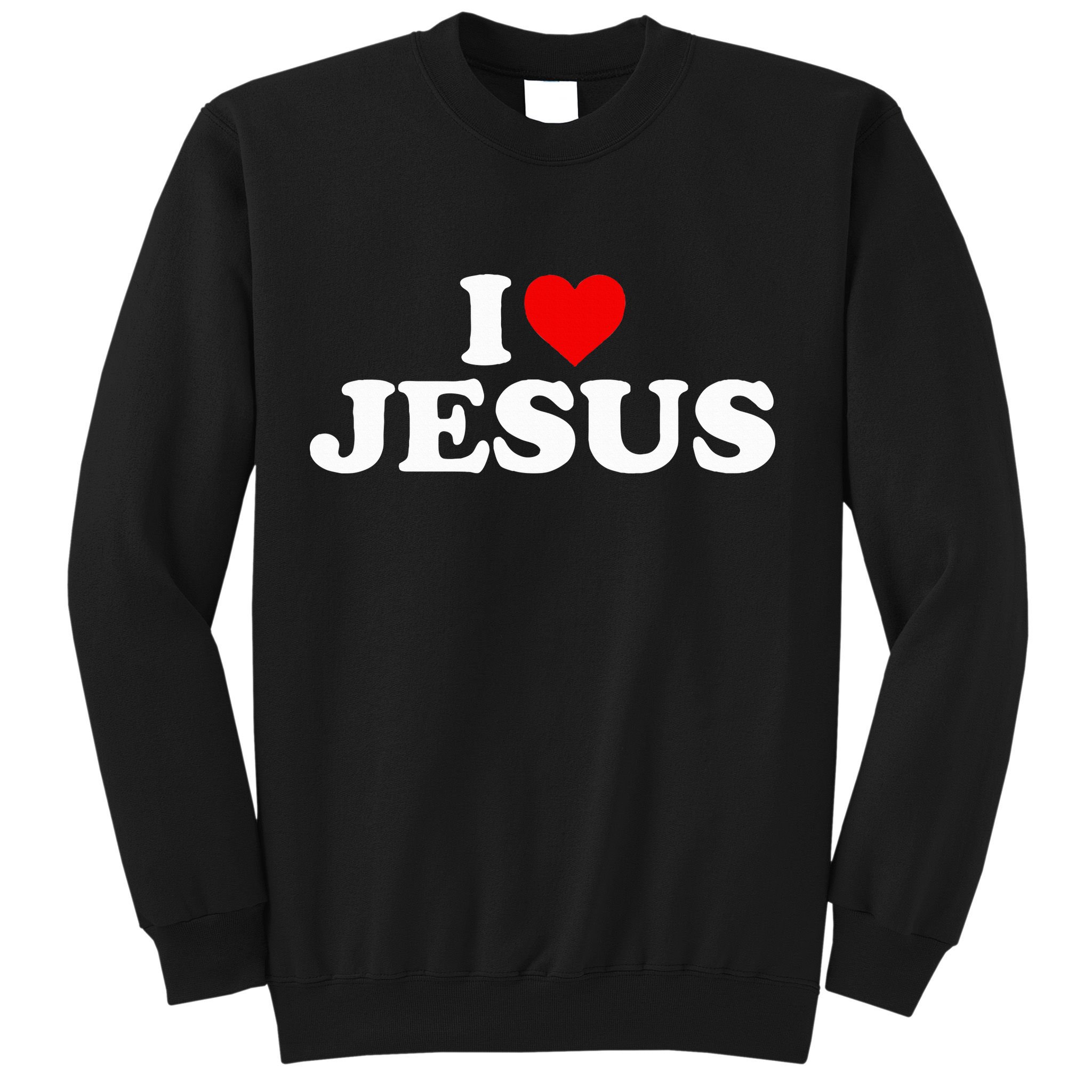 I Love Jesus - Heart  Sweatshirt