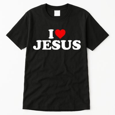 I Love Jesus - Heart  Tall T-Shirt