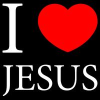 I Love Jesus Simple Logo City Backpack