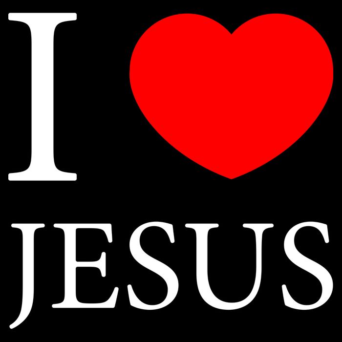 I Love Jesus Simple Logo City Backpack