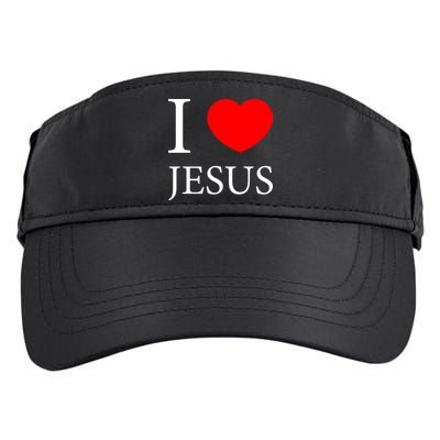 I Love Jesus Simple Logo Adult Drive Performance Visor