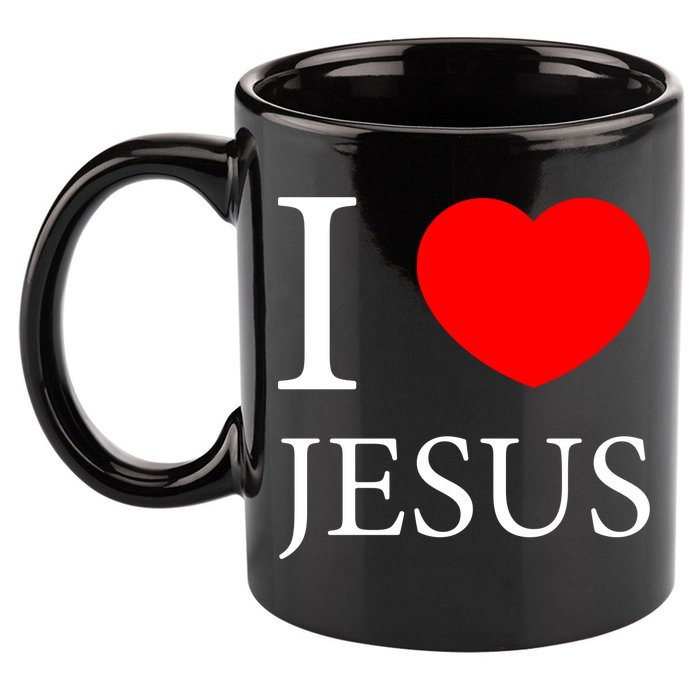 I Love Jesus Simple Logo 11oz C Handle Ceramic Mug