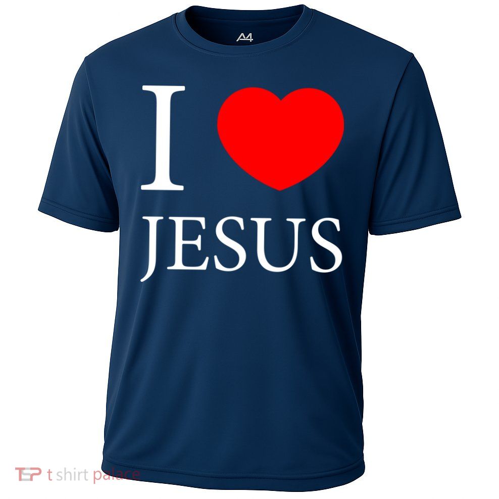 I Love Jesus Simple Logo Performance Shirt