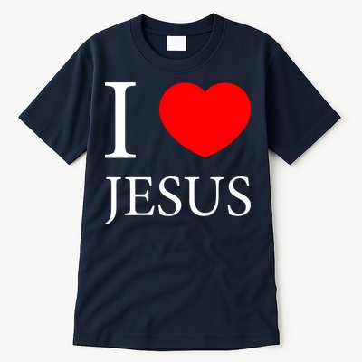 I Love Jesus Simple Logo Tall T-Shirt