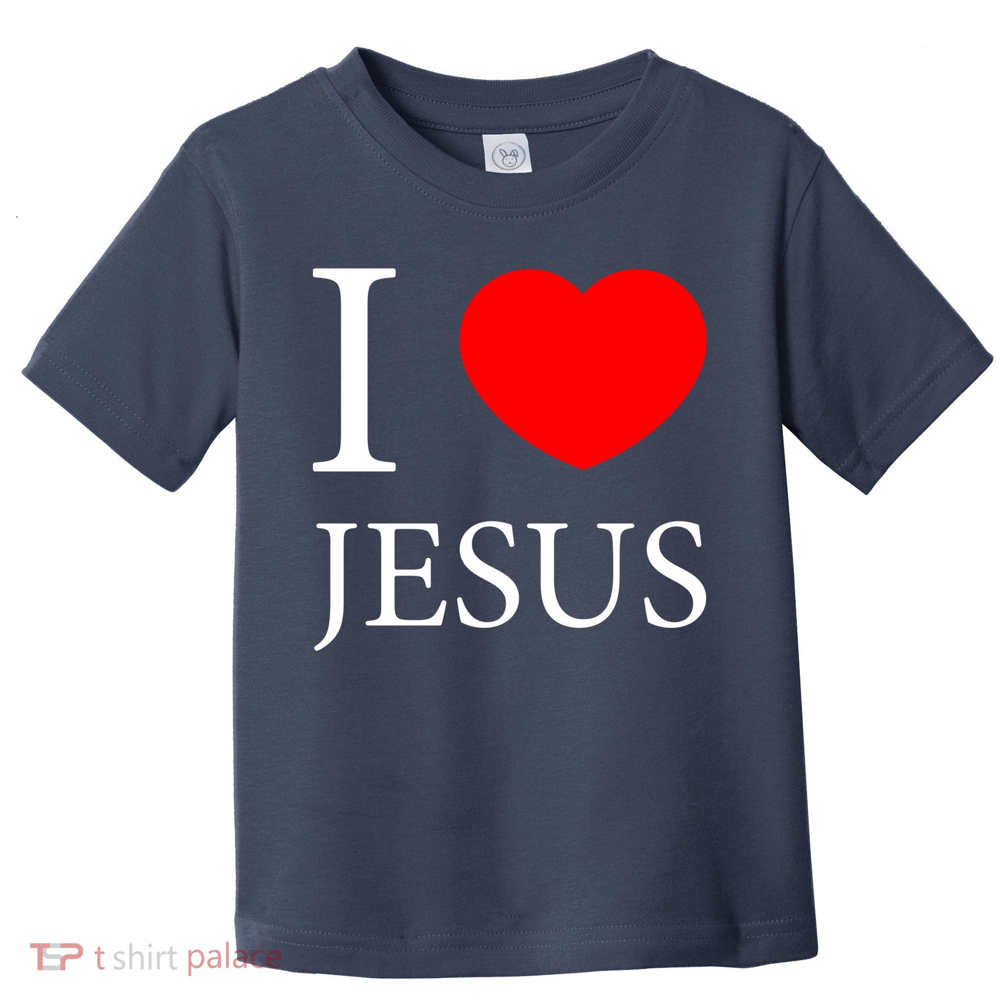 I Love Jesus Simple Logo Toddler T-Shirt