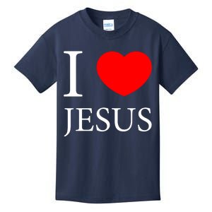 I Love Jesus Simple Logo Kids T-Shirt