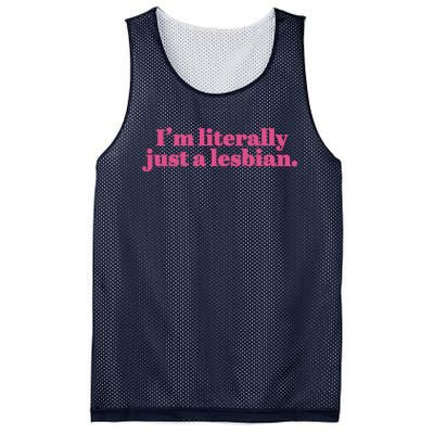 Im Literally Just A Lesbian Lgbt Mesh Reversible Basketball Jersey Tank