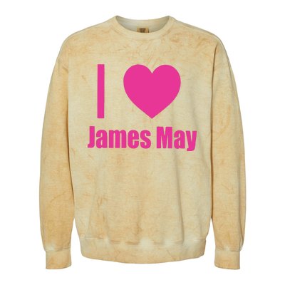 I Love James May Colorblast Crewneck Sweatshirt