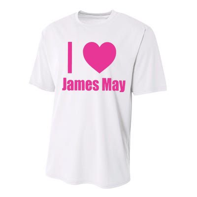 I Love James May Performance Sprint T-Shirt