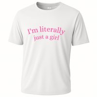 IM Literally Just A Girl Cooling Performance Crew T-Shirt
