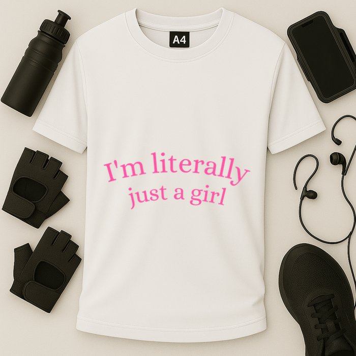 IM Literally Just A Girl Cooling Performance Crew T-Shirt
