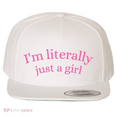 IM Literally Just A Girl Wool Snapback Cap