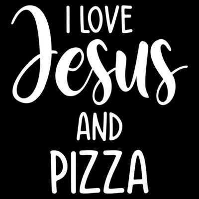 I Love Jesus And Pizza Italian Food Pizza Lover Eating Pizza T-Shirt